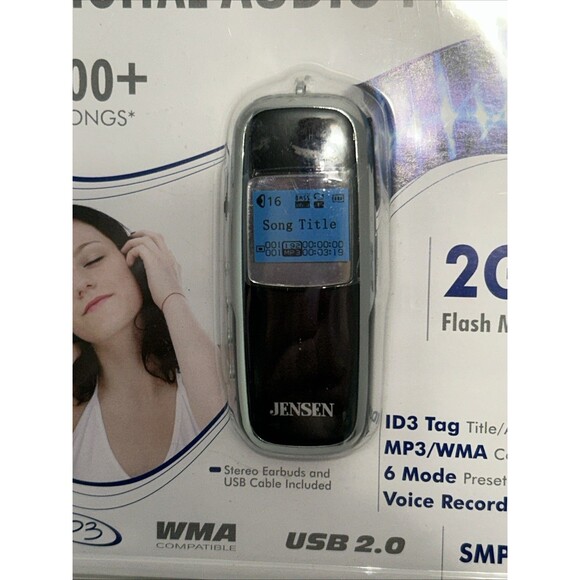 Jensen 2GB Digital Audio Player SMP-2GBL USB 2.0 - Picture 5 of 5